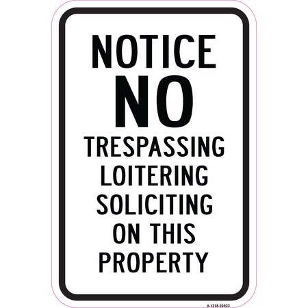 Signmission Safety Sign, 12 in Height, Aluminum, 24923 A-1218-24923